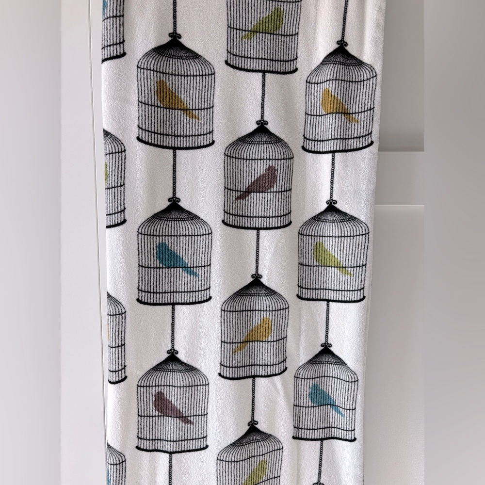 Birdcage Print Blanket